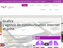 Tablet Screenshot of grafics.fr